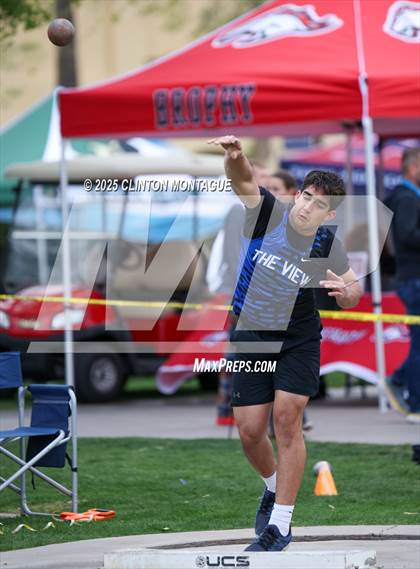 Thumbnail 1 in Devon Allen Invitational (Shot Put) photogallery.