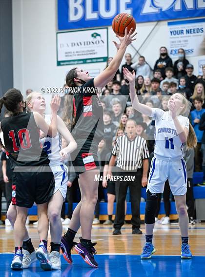 Thumbnail 2 in Neah Bay @ Mount Vernon Christian (1B District 1/2/3 Playoffs)  photogallery.