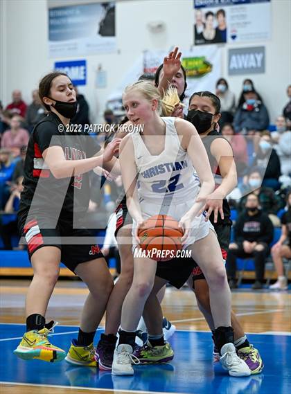 Thumbnail 1 in Neah Bay @ Mount Vernon Christian (1B District 1/2/3 Playoffs)  photogallery.