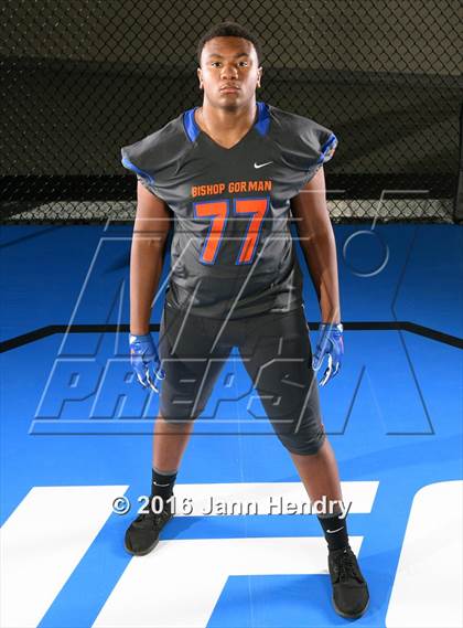 Thumbnail 3 in Bishop Gorman (2016 Preseason Top 25 Early Contenders Photo Shoot)  photogallery.