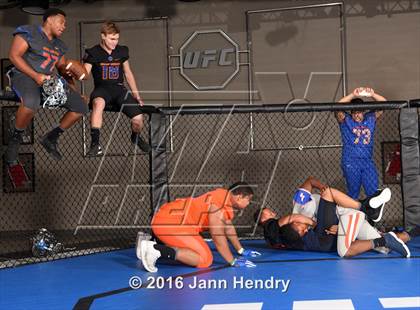 Thumbnail 1 in Bishop Gorman (2016 Preseason Top 25 Early Contenders Photo Shoot)  photogallery.