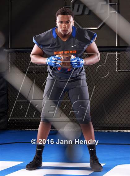 Thumbnail 3 in Bishop Gorman (2016 Preseason Top 25 Early Contenders Photo Shoot)  photogallery.