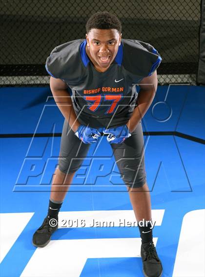Thumbnail 3 in Bishop Gorman (2016 Preseason Top 25 Early Contenders Photo Shoot)  photogallery.