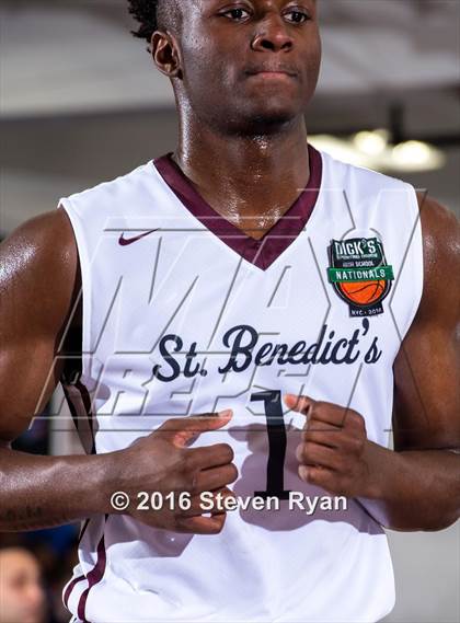 Thumbnail 1 in St. Benedict's Prep vs. La Lumiere (DICK's National Tournament Quarterfinals) photogallery.