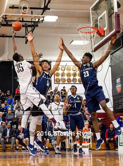 Thumbnail 1 in St. Benedict's Prep vs. La Lumiere (DICK's National Tournament Quarterfinals) photogallery.
