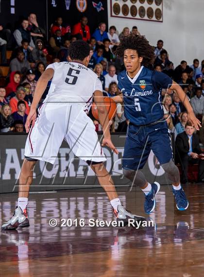 Thumbnail 2 in St. Benedict's Prep vs. La Lumiere (DICK's National Tournament Quarterfinals) photogallery.