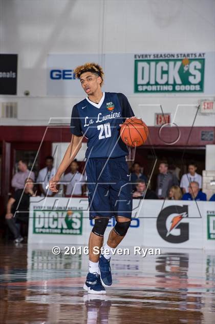 Thumbnail 2 in St. Benedict's Prep vs. La Lumiere (DICK's National Tournament Quarterfinals) photogallery.