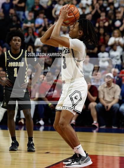 Thumbnail 3 in Guyer vs. Jordan (UIL Basketball 6A D2 Final) photogallery.