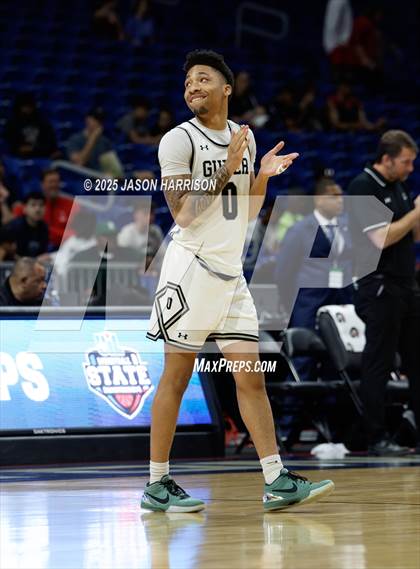 Thumbnail 2 in Guyer vs. Jordan (UIL Basketball 6A D2 Final) photogallery.