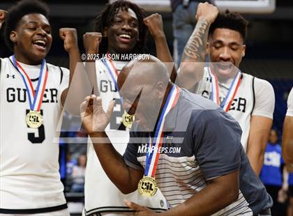 Thumbnail 3 in Guyer vs. Jordan (UIL Basketball 6A D2 Final) photogallery.
