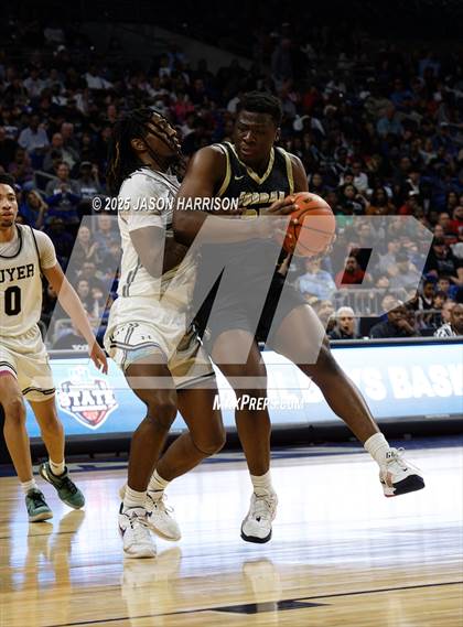 Thumbnail 3 in Guyer vs. Jordan (UIL Basketball 6A D2 Final) photogallery.