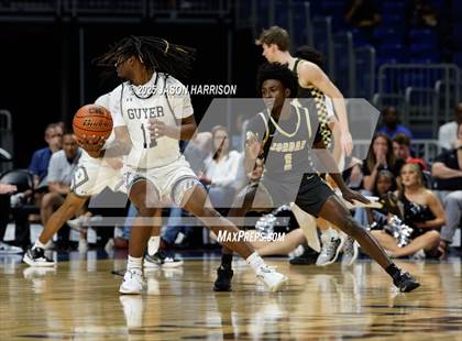Thumbnail 3 in Guyer vs. Jordan (UIL Basketball 6A D2 Final) photogallery.
