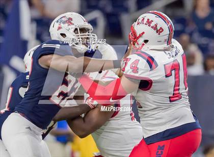 Thumbnail 2 in Lamar vs Atasococita (UIL 6A Regional Playoff) photogallery.