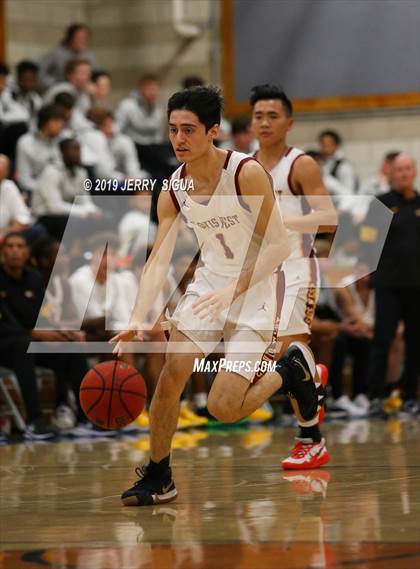Thumbnail 3 in Clovis West vs. Laguna Creek (NorCal tip Off) photogallery.