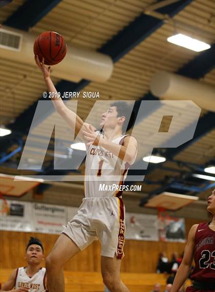 Thumbnail 2 in Clovis West vs. Laguna Creek (NorCal tip Off) photogallery.