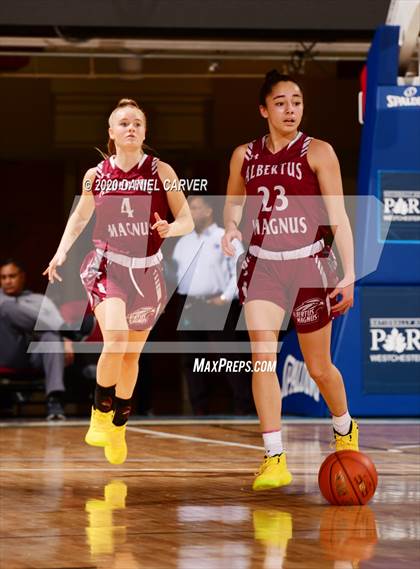 Thumbnail 2 in Albertus Magnus vs. Ursuline (Slam Dunk Tournament) photogallery.