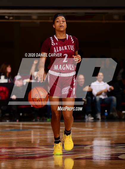Thumbnail 1 in Albertus Magnus vs. Ursuline (Slam Dunk Tournament) photogallery.