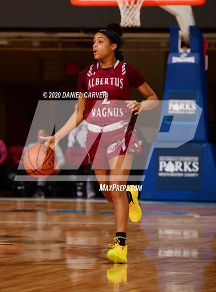 Thumbnail 3 in Albertus Magnus vs. Ursuline (Slam Dunk Tournament) photogallery.