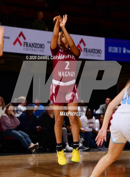 Thumbnail 2 in Albertus Magnus vs. Ursuline (Slam Dunk Tournament) photogallery.