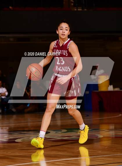 Thumbnail 1 in Albertus Magnus vs. Ursuline (Slam Dunk Tournament) photogallery.
