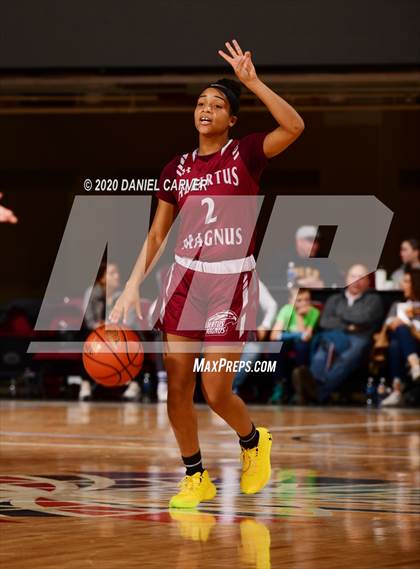 Thumbnail 1 in Albertus Magnus vs. Ursuline (Slam Dunk Tournament) photogallery.