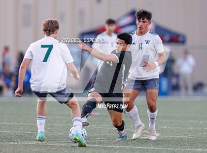 Thumbnail 2 in Westminster vs. Johnson-Gainesville (GHSA 4A Championship) photogallery.