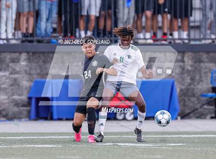 Thumbnail 3 in Westminster vs. Johnson-Gainesville (GHSA 4A Championship) photogallery.