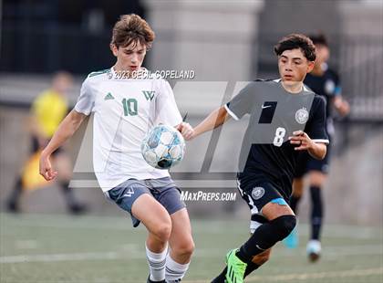 Thumbnail 3 in Westminster vs. Johnson-Gainesville (GHSA 4A Championship) photogallery.
