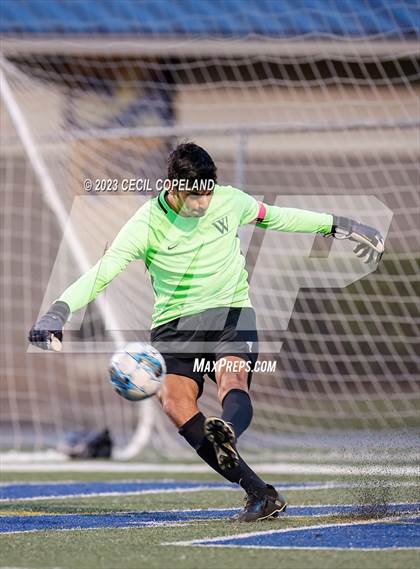 Thumbnail 3 in Westminster vs. Johnson-Gainesville (GHSA 4A Championship) photogallery.