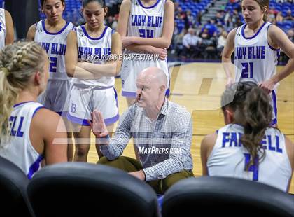 Thumbnail 1 in Farwell vs. Martins Mill (UIL 2A Basketball Division II Final) photogallery.
