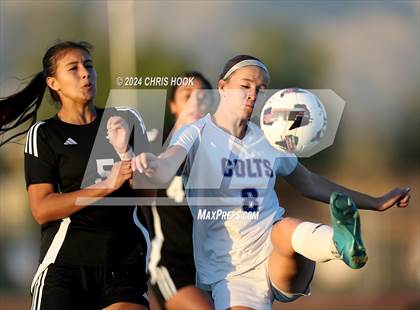 Thumbnail 1 in Buena vs Salpointe Catholic (Brandon Bean Soccer Tournament) photogallery.