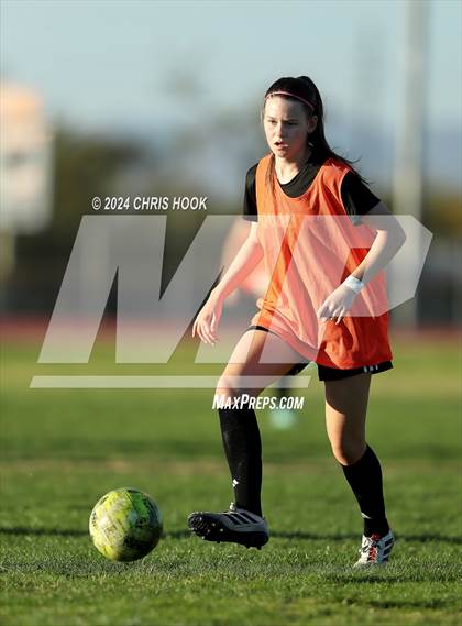 Thumbnail 2 in Buena vs Salpointe Catholic (Brandon Bean Soccer Tournament) photogallery.