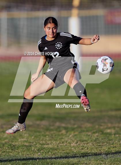 Thumbnail 2 in Buena vs Salpointe Catholic (Brandon Bean Soccer Tournament) photogallery.