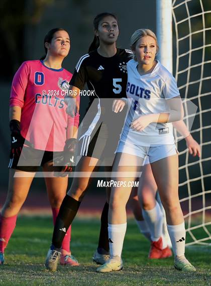 Thumbnail 3 in Buena vs Salpointe Catholic (Brandon Bean Soccer Tournament) photogallery.