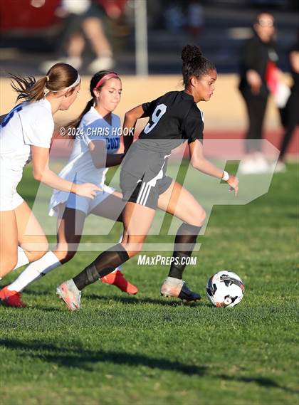Thumbnail 2 in Buena vs Salpointe Catholic (Brandon Bean Soccer Tournament) photogallery.