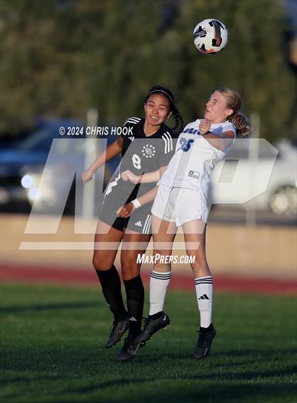 Thumbnail 3 in Buena vs Salpointe Catholic (Brandon Bean Soccer Tournament) photogallery.