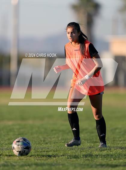 Thumbnail 2 in Buena vs Salpointe Catholic (Brandon Bean Soccer Tournament) photogallery.