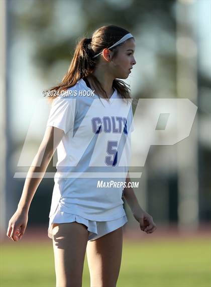 Thumbnail 2 in Buena vs Salpointe Catholic (Brandon Bean Soccer Tournament) photogallery.