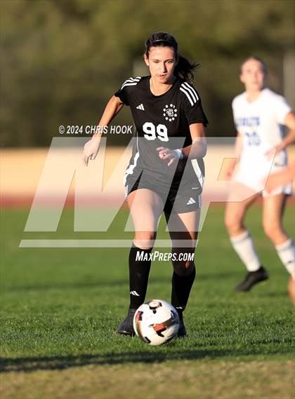 Thumbnail 2 in Buena vs Salpointe Catholic (Brandon Bean Soccer Tournament) photogallery.