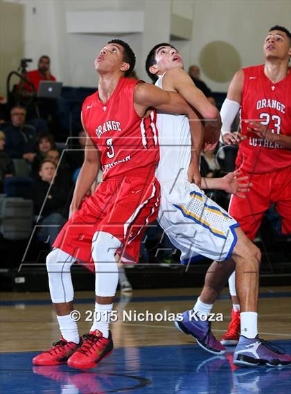 Thumbnail 3 in La Mirada vs. Orange Lutheran (Orange Holiday Classic) photogallery.