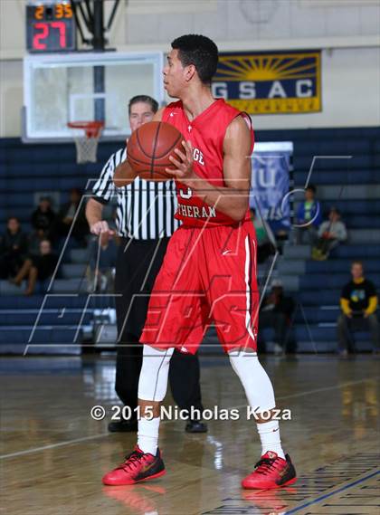 Thumbnail 1 in La Mirada vs. Orange Lutheran (Orange Holiday Classic) photogallery.