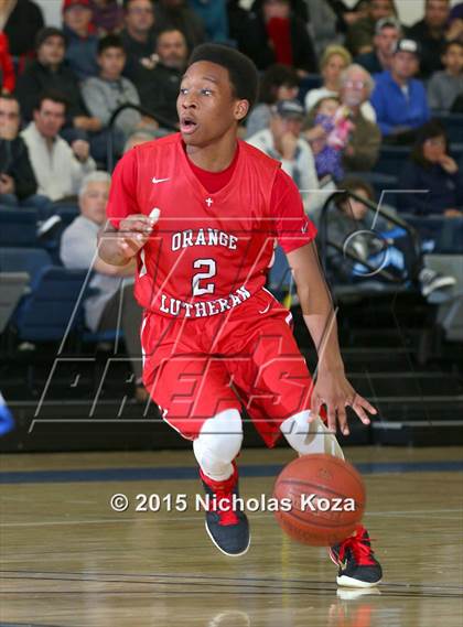 Thumbnail 3 in La Mirada vs. Orange Lutheran (Orange Holiday Classic) photogallery.
