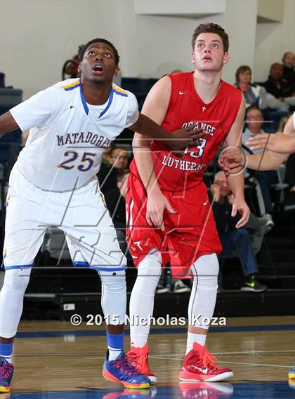 Thumbnail 1 in La Mirada vs. Orange Lutheran (Orange Holiday Classic) photogallery.