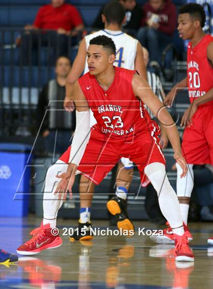 Thumbnail 3 in La Mirada vs. Orange Lutheran (Orange Holiday Classic) photogallery.