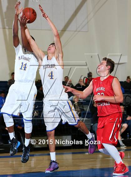 Thumbnail 1 in La Mirada vs. Orange Lutheran (Orange Holiday Classic) photogallery.