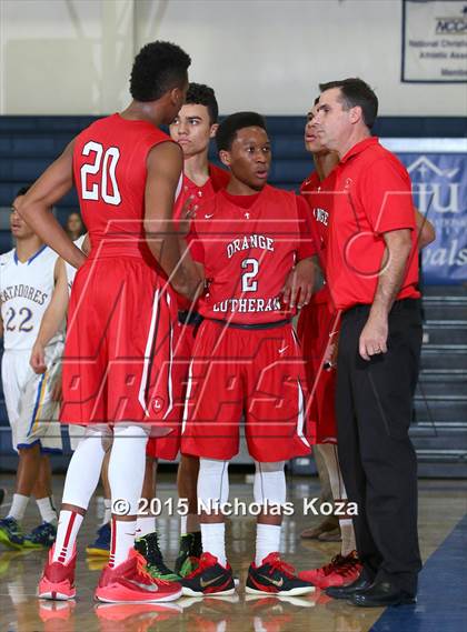 Thumbnail 2 in La Mirada vs. Orange Lutheran (Orange Holiday Classic) photogallery.