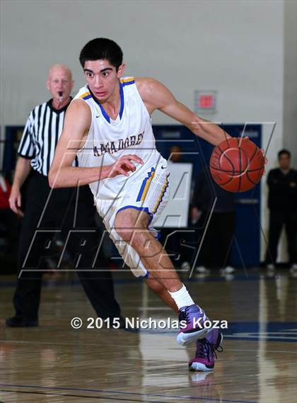Thumbnail 1 in La Mirada vs. Orange Lutheran (Orange Holiday Classic) photogallery.