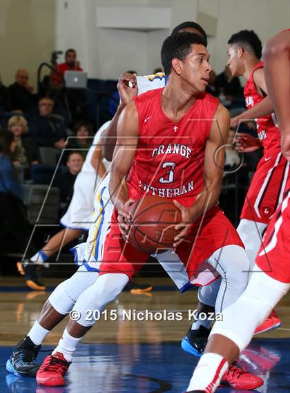 Thumbnail 2 in La Mirada vs. Orange Lutheran (Orange Holiday Classic) photogallery.