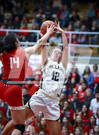 Thumbnail 1 in Noblesville vs Crown Point (IHSAA 4A Semifinal Playoff) photogallery.