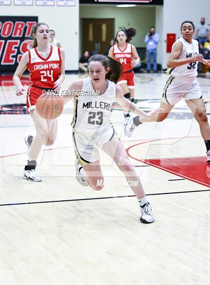 Thumbnail 3 in Noblesville vs Crown Point (IHSAA 4A Semifinal Playoff) photogallery.